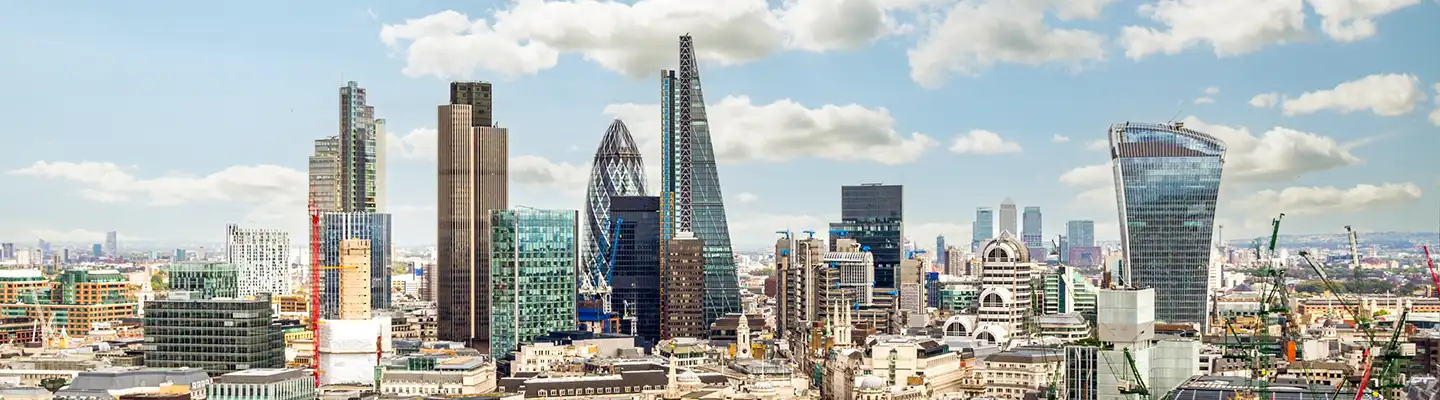 London skyline scene for Able Community Care live-in services