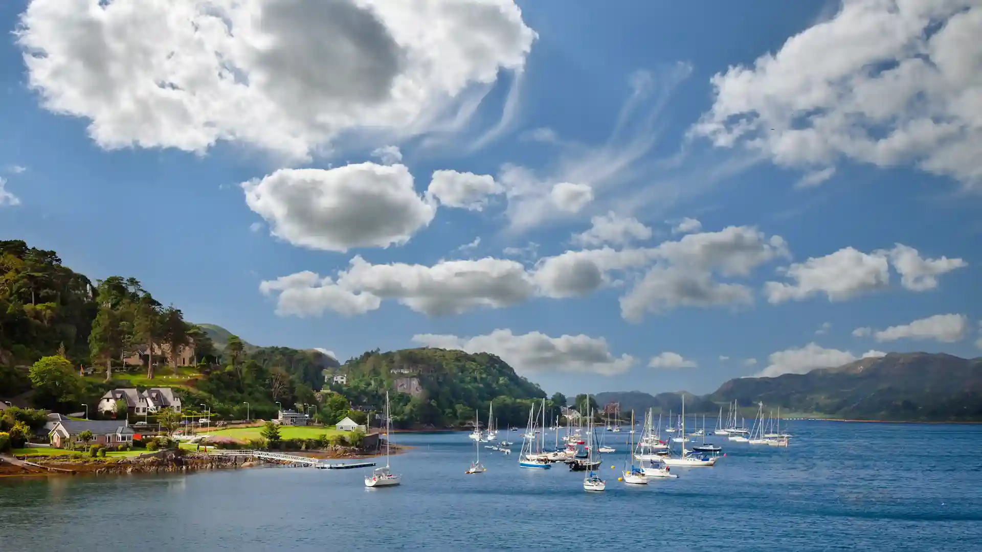 Oban Bay view for Able live-in care services in Oban and Argyll