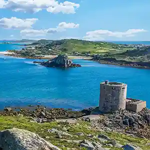 Tresco scene for Albe live-in care service in the Scilly Islands