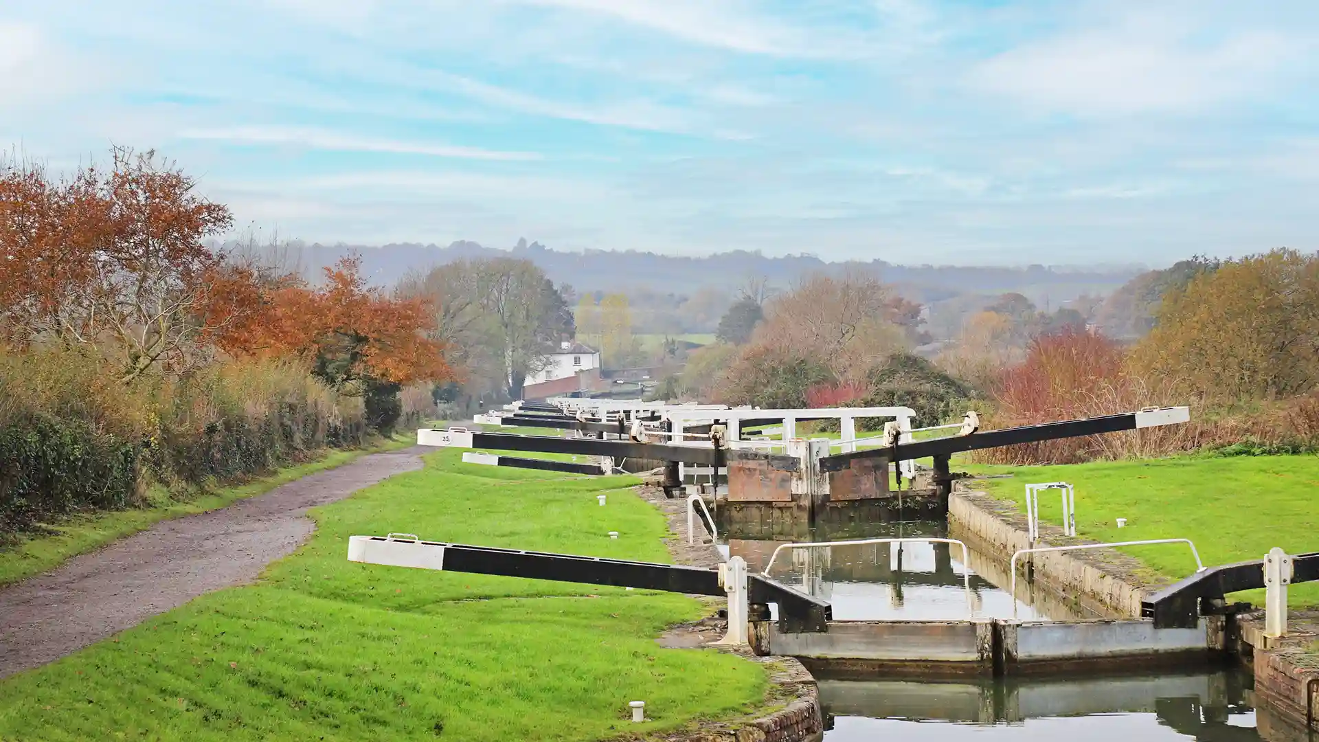 Caen Hill Locks view for Able live-in care services in Devizes