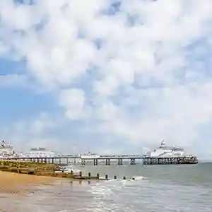 Sea fron view in Eastbourne for Able Live-in Care Services