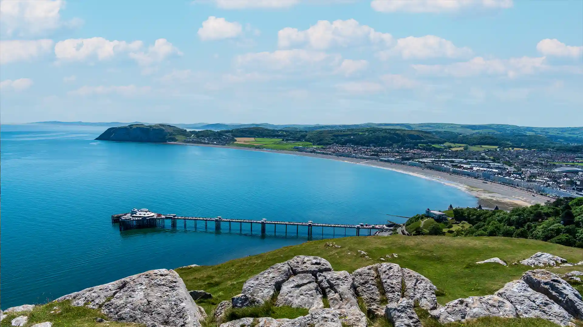 Llandudno pier and Bay view for Able live-in care services in Llandudno