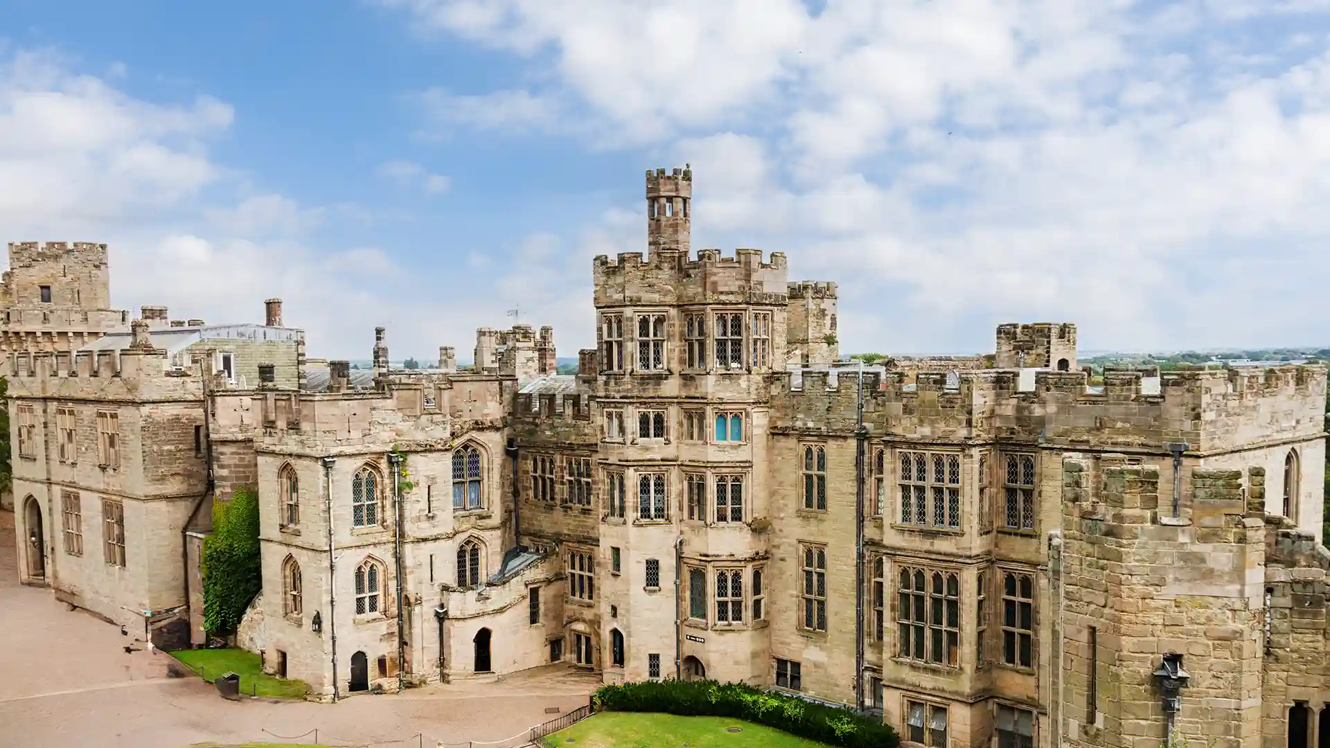Warwick Castle view for Able Live-in care service in Warwickshire.