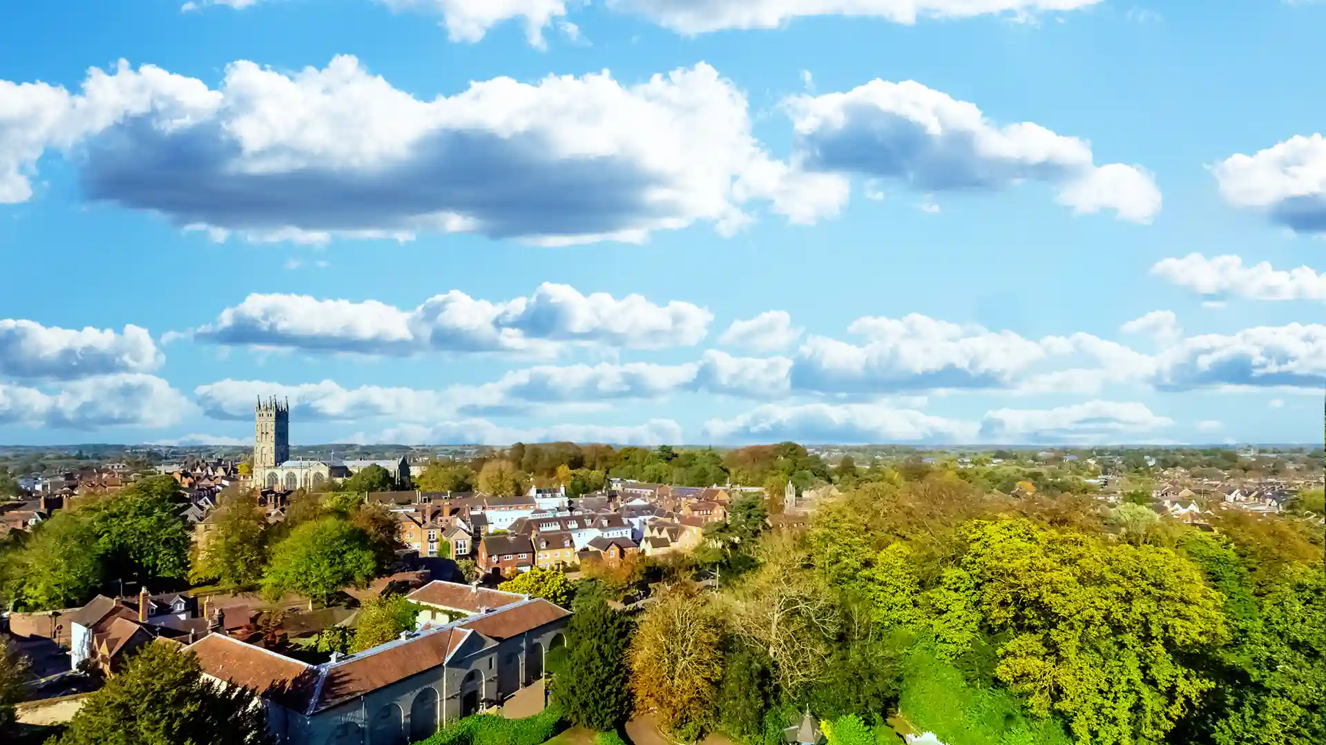 Warwick Town view for Able Live-in care services in Warwick